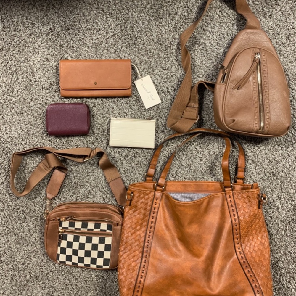 Brown Leather Tote Bag